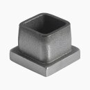 Edelstahl Stopfen Kappe quadratisch Endkappe 20 x 20 x 2 mm 10 Stück