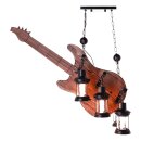 Pendelleuchte Holz Vintage Modell Gitarre