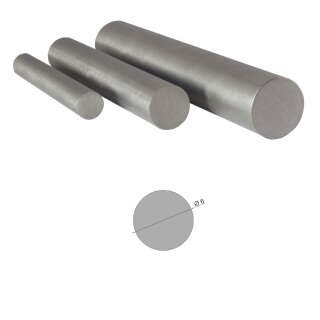 Rohr Profil aus Aluminium 20x2mm