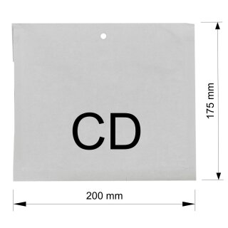 Luftpolstertaschen Verpackungsmaterial Umschläge Polsterumschlag Versandtaschen Luftpolsterumschläge Größe CD 200 x 175 mm | 180 x 165 mm 10 Stück