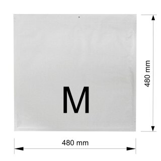 Luftpolstertaschen Verpackungsmaterial Umschläge Polsterumschlag Versandtaschen Luftpolsterumschläge Größe M 480 x 480 mm | 460 x 470 mm 20 Stück